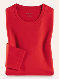 Langarm-Shirt Rundhalsausschnitt