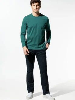 Langarm-Shirt Rundhalsausschnitt