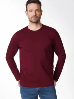 Langarm-Shirt Rundhalsausschnitt