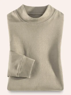 Langarm-Shirt Stehkragen
