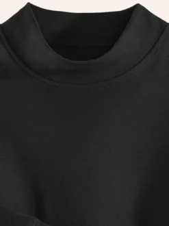 Langarm-Shirt Stehkragen