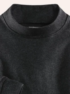 Langarm-Shirt Stehkragen
