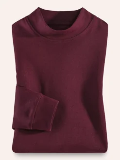 Langarm-Shirt Stehkragen