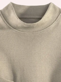 Langarm-Shirt Stehkragen