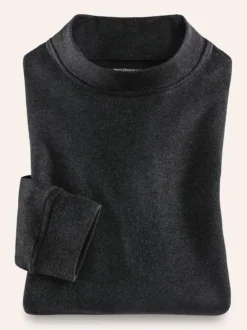 Langarm-Shirt Stehkragen