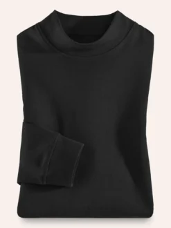Langarm-Shirt Stehkragen
