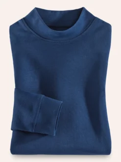 Langarm-Shirt Stehkragen