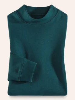 Langarm-Shirt Stehkragen