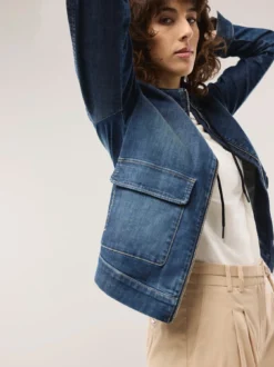Leichtjacke aus Denim