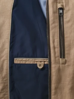 Leinenblouson Leicht und Luftig