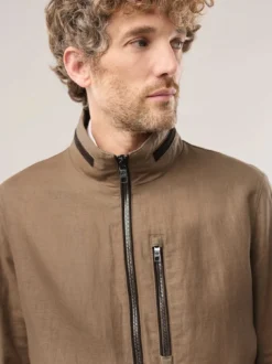 Leinenblouson Leicht und Luftig