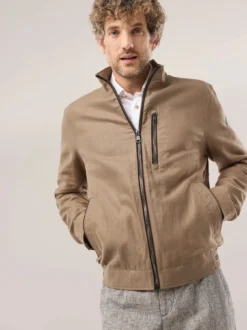 Leinenblouson Leicht und Luftig