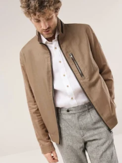 Leinenblouson Leicht und Luftig