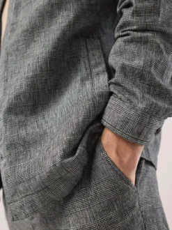Leinen Hemdjacke