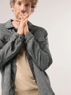 Leinen Hemdjacke