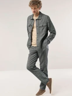 Leinen Hemdjacke