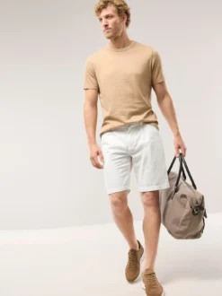 Leinenmix Bermudas