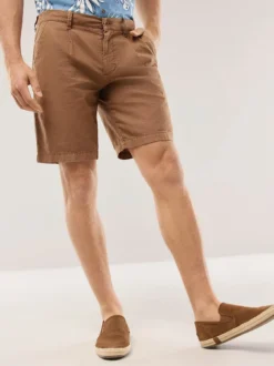 Leinenmix Bermudas