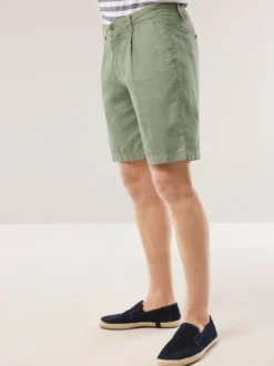 Leinenmix Bermudas