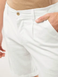 Leinenmix Bermudas
