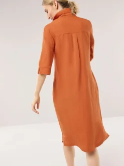 Leinenmixkleid
