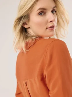 Leinenmixkleid