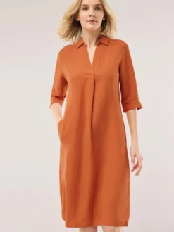 Leinenmixkleid