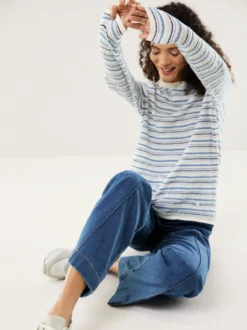 Leinenmix-Pullover Sommerbrise