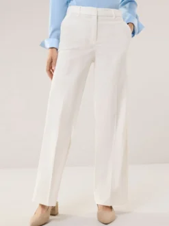 Marlenehose mit Struktur