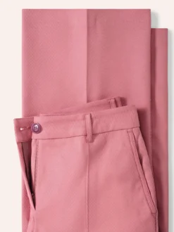 Marlenehose mit Struktur