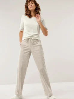 Marlenehose Seersucker