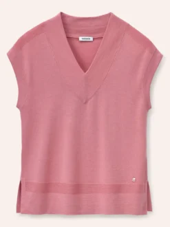 Merino Pullunder mit V-Ausschnitt
