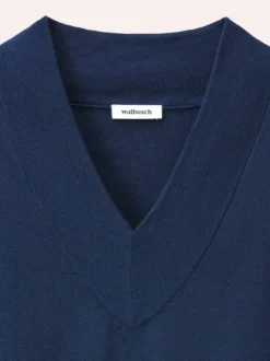 Merino Pullunder mit V-Ausschnitt