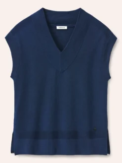 Merino Pullunder mit V-Ausschnitt