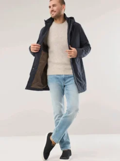 Microfaser Langjacke