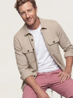 Overshirt mit Struktur