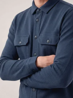 Overshirt mit Struktur