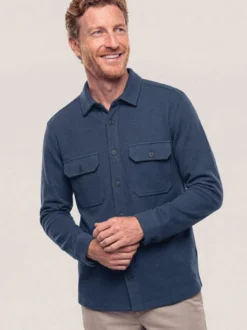 Overshirt mit Struktur