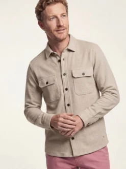 Overshirt mit Struktur