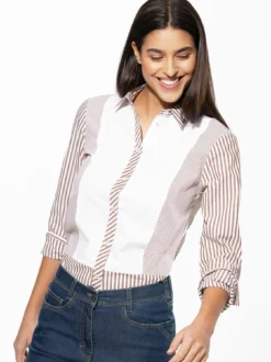 Patchwork Bluse