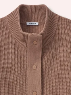 Patentstrickjacke aus Baumwolle
