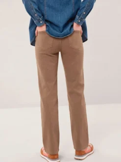 5 Pocket Jeans mit weitem Bein