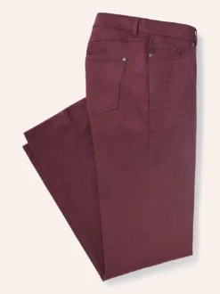 5 Pocket Jeans mit weitem Bein