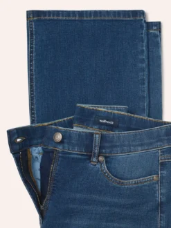 5 Pocket Jeans mit weitem Bein