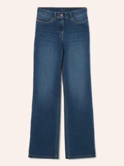 5 Pocket Jeans mit weitem Bein