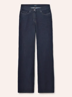 5 Pocket Jeans mit weitem Bein