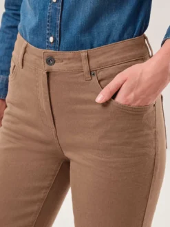 5 Pocket Jeans mit weitem Bein