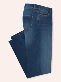 5 Pocket Jeans mit weitem Bein