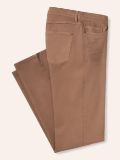 5 Pocket Jeans mit weitem Bein