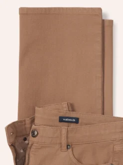 5 Pocket Jeans mit weitem Bein